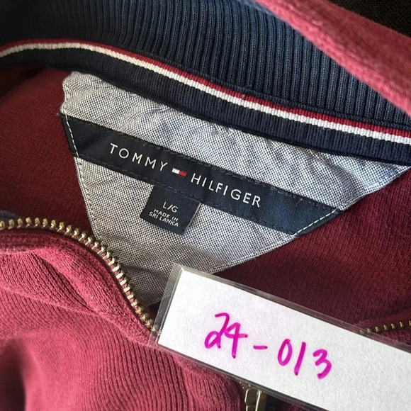 Red Tommy Hilfiger Quarter Zip - Picture 5 of 5